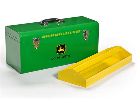 john deere metal tractor tool box|john deere 36 inch toolbox.